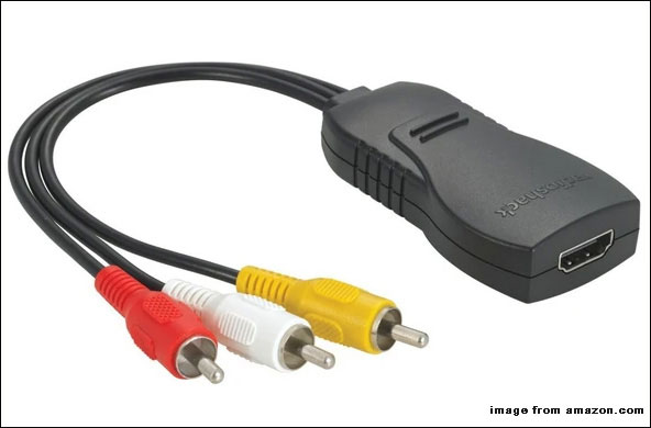 Composite to HDMI adapter